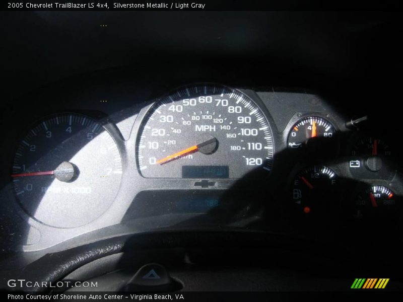 Silverstone Metallic / Light Gray 2005 Chevrolet TrailBlazer LS 4x4