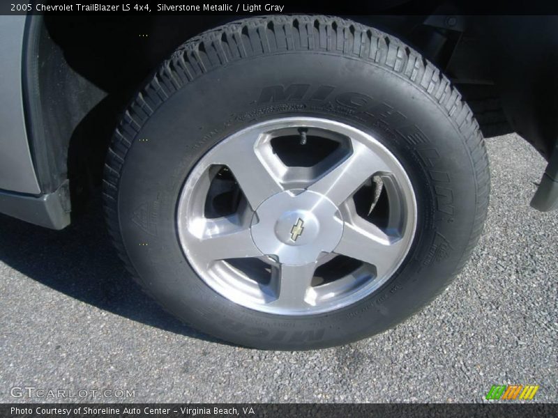 Silverstone Metallic / Light Gray 2005 Chevrolet TrailBlazer LS 4x4