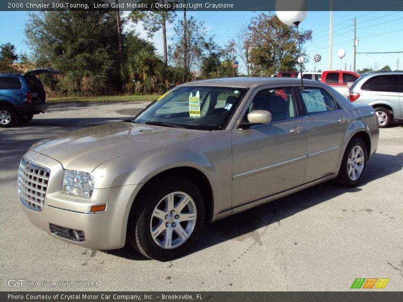 Linen Gold Metallic / Deep Jade/Light Graystone 2006 Chrysler 300 Touring