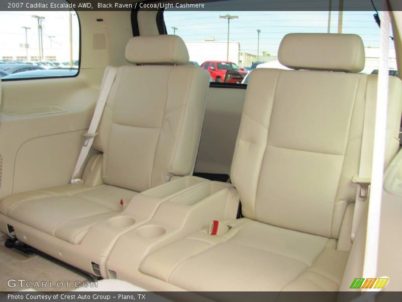Black Raven / Cocoa/Light Cashmere 2007 Cadillac Escalade AWD