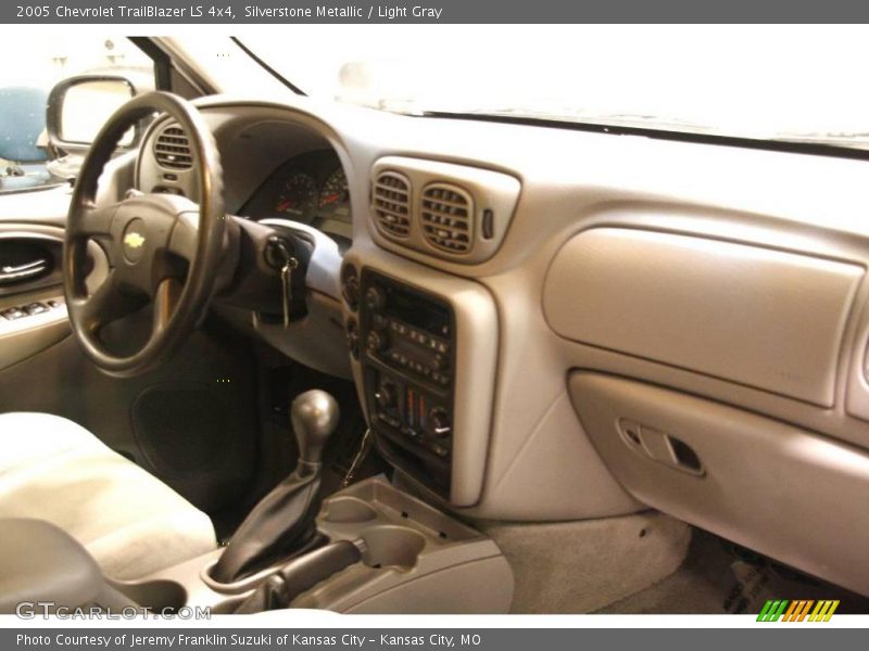 Silverstone Metallic / Light Gray 2005 Chevrolet TrailBlazer LS 4x4