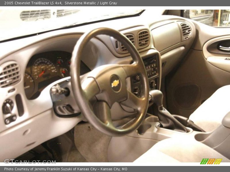 Silverstone Metallic / Light Gray 2005 Chevrolet TrailBlazer LS 4x4
