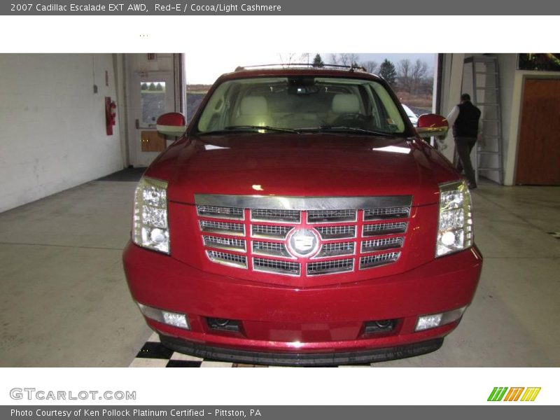 Red-E / Cocoa/Light Cashmere 2007 Cadillac Escalade EXT AWD