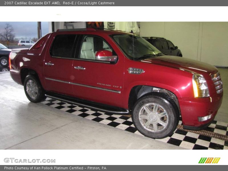 Red-E / Cocoa/Light Cashmere 2007 Cadillac Escalade EXT AWD