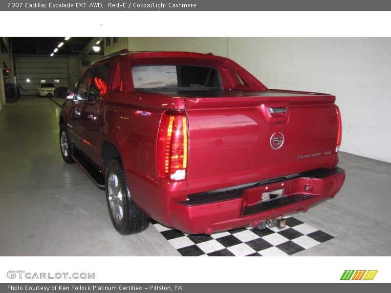 Red-E / Cocoa/Light Cashmere 2007 Cadillac Escalade EXT AWD