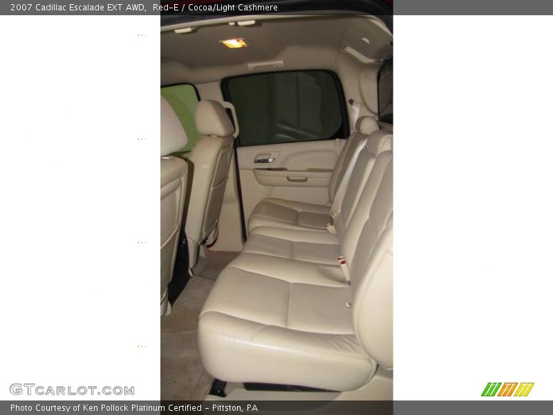 Red-E / Cocoa/Light Cashmere 2007 Cadillac Escalade EXT AWD