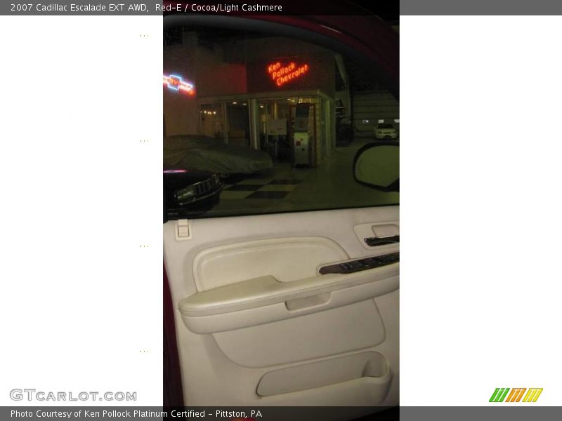 Red-E / Cocoa/Light Cashmere 2007 Cadillac Escalade EXT AWD