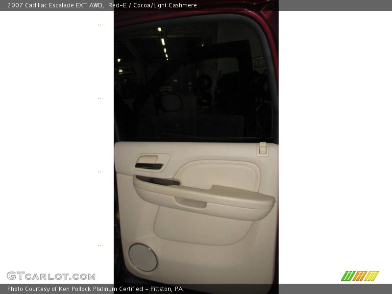Red-E / Cocoa/Light Cashmere 2007 Cadillac Escalade EXT AWD