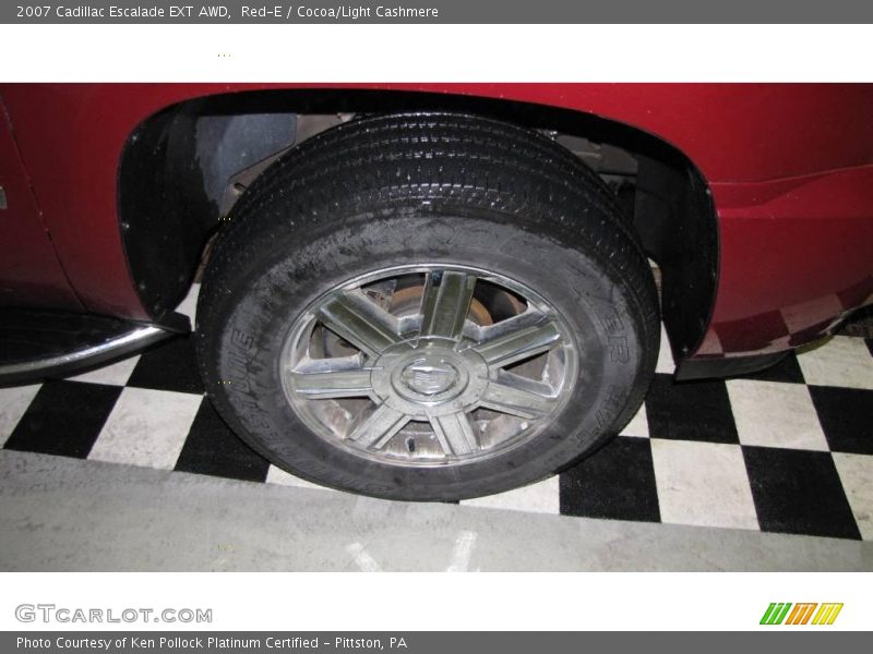 Red-E / Cocoa/Light Cashmere 2007 Cadillac Escalade EXT AWD