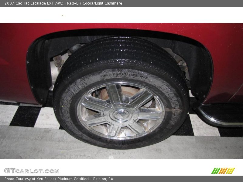 Red-E / Cocoa/Light Cashmere 2007 Cadillac Escalade EXT AWD