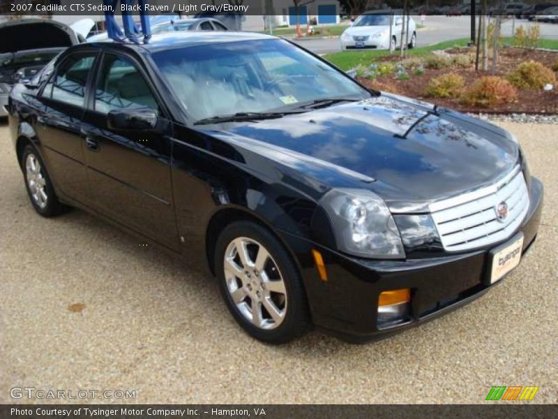 Black Raven / Light Gray/Ebony 2007 Cadillac CTS Sedan