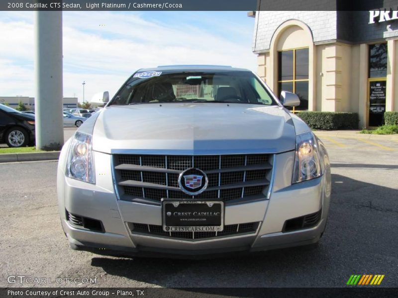 Light Platinum / Cashmere/Cocoa 2008 Cadillac CTS Sedan