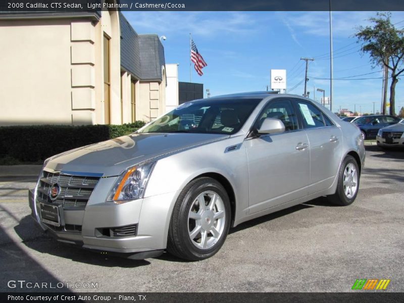 Light Platinum / Cashmere/Cocoa 2008 Cadillac CTS Sedan