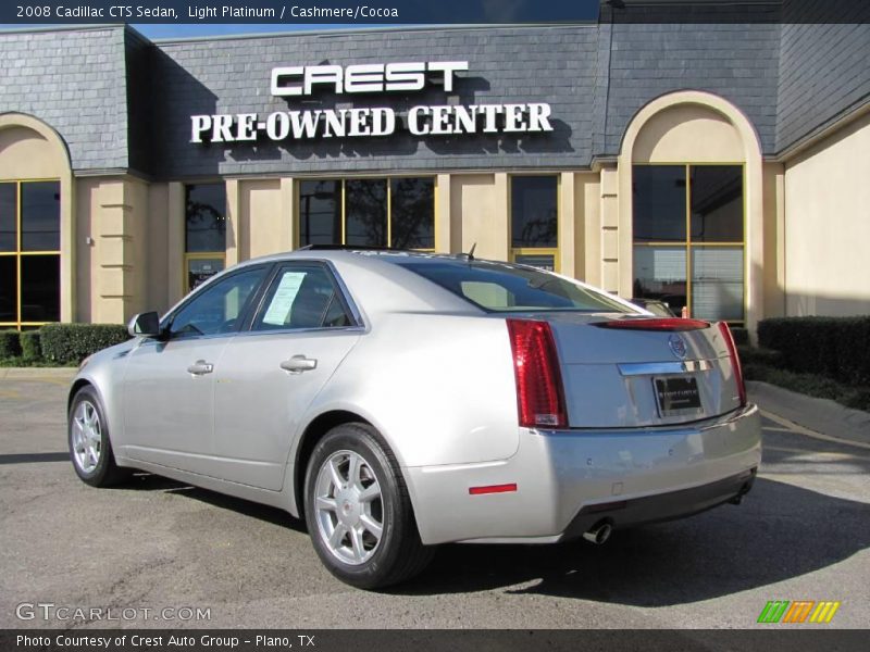 Light Platinum / Cashmere/Cocoa 2008 Cadillac CTS Sedan