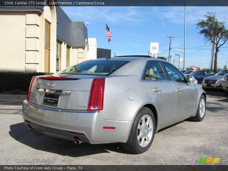 Light Platinum / Cashmere/Cocoa 2008 Cadillac CTS Sedan