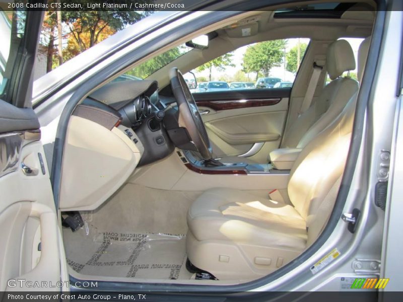 Light Platinum / Cashmere/Cocoa 2008 Cadillac CTS Sedan