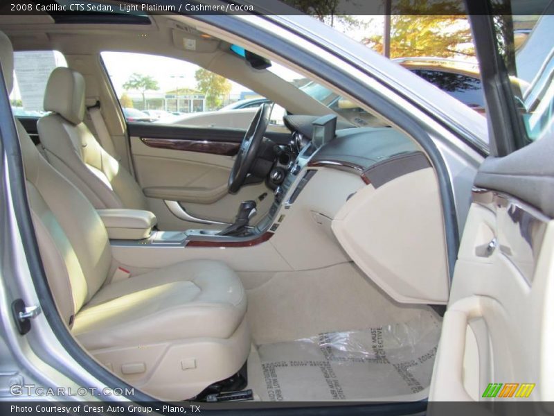 Light Platinum / Cashmere/Cocoa 2008 Cadillac CTS Sedan
