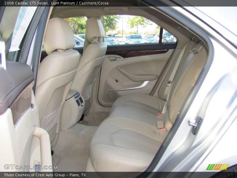 Light Platinum / Cashmere/Cocoa 2008 Cadillac CTS Sedan