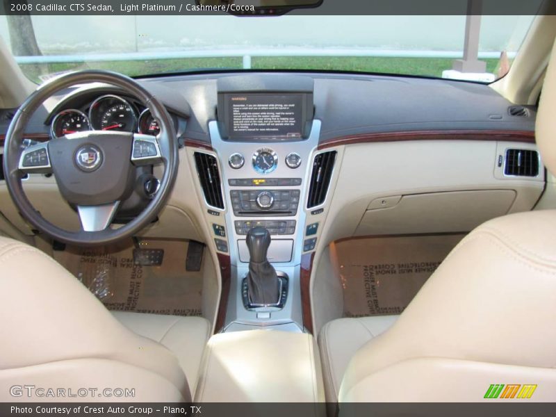 Light Platinum / Cashmere/Cocoa 2008 Cadillac CTS Sedan