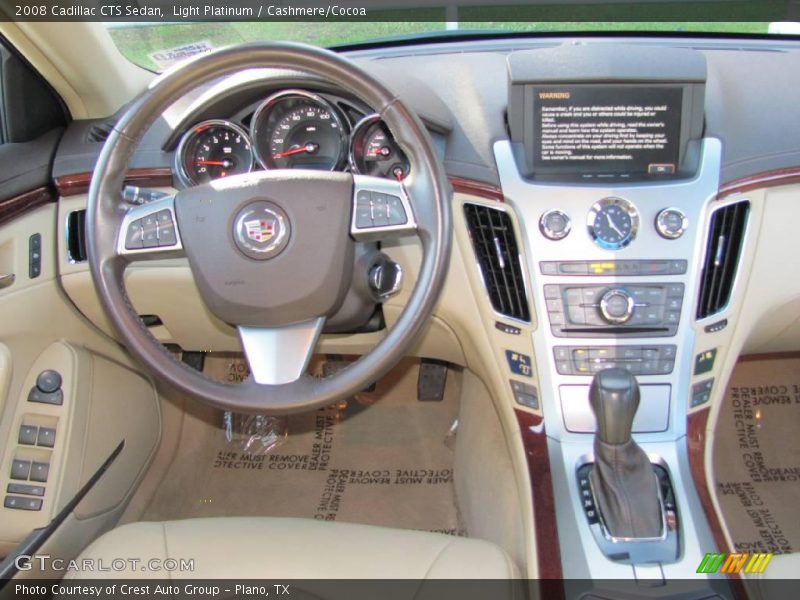 Light Platinum / Cashmere/Cocoa 2008 Cadillac CTS Sedan