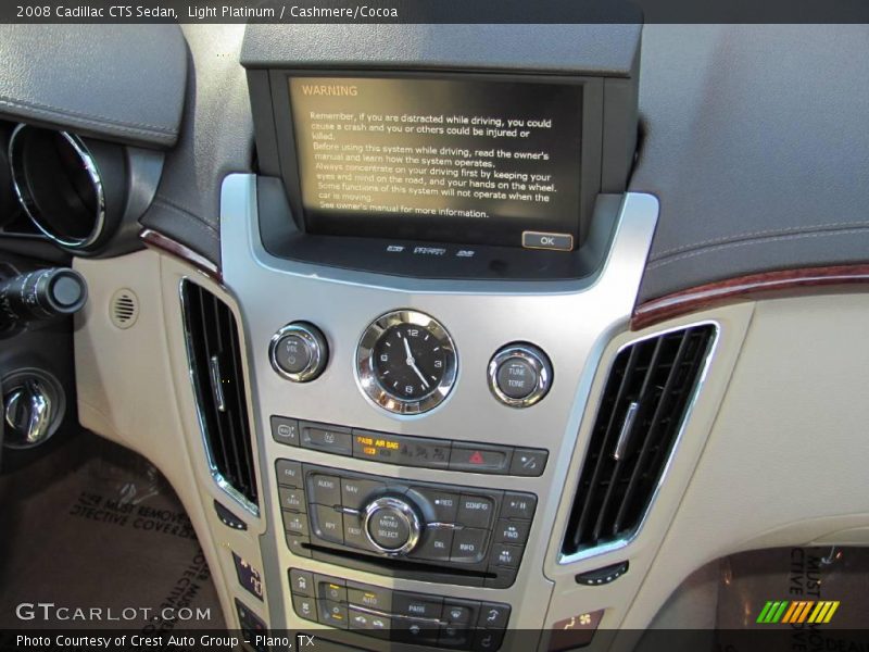 Light Platinum / Cashmere/Cocoa 2008 Cadillac CTS Sedan
