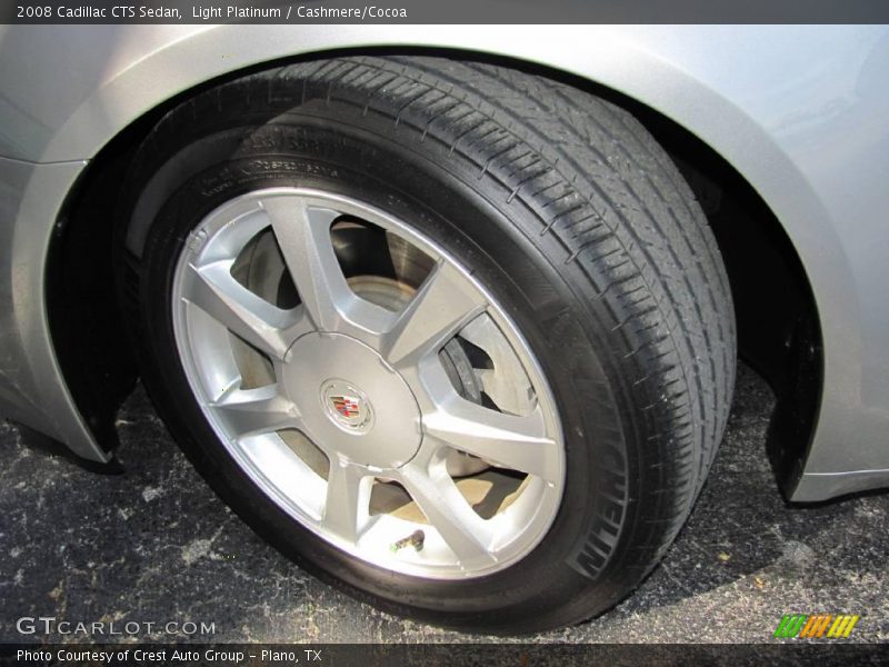 Light Platinum / Cashmere/Cocoa 2008 Cadillac CTS Sedan