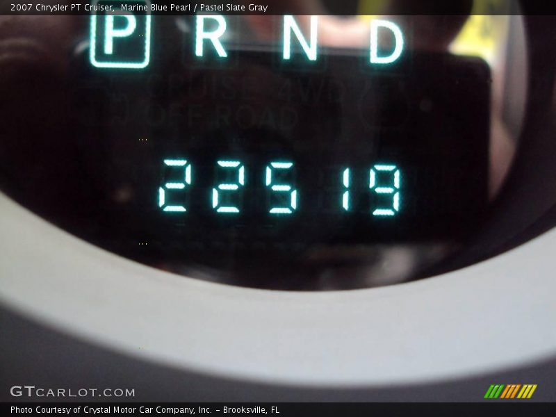 Marine Blue Pearl / Pastel Slate Gray 2007 Chrysler PT Cruiser