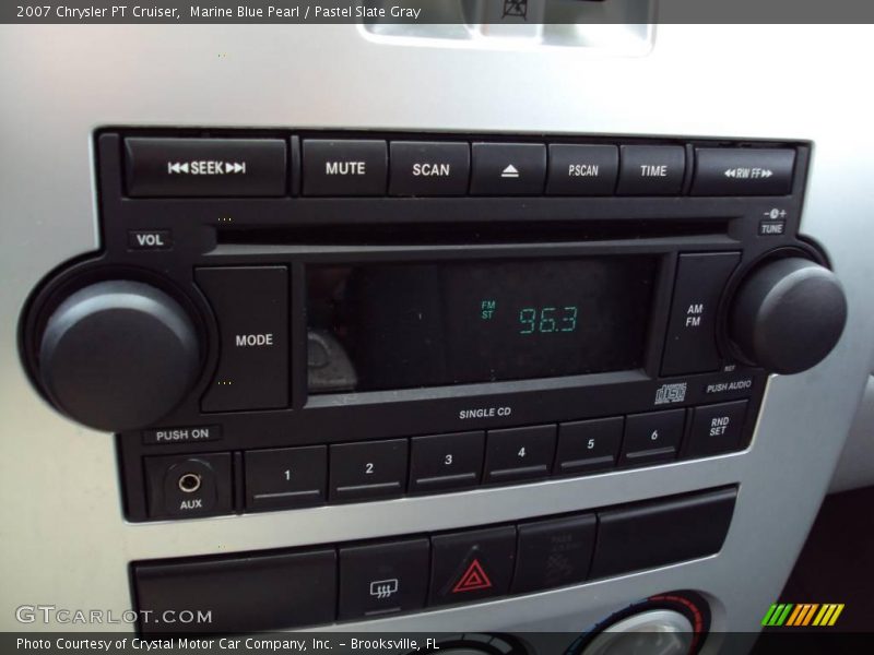 Marine Blue Pearl / Pastel Slate Gray 2007 Chrysler PT Cruiser