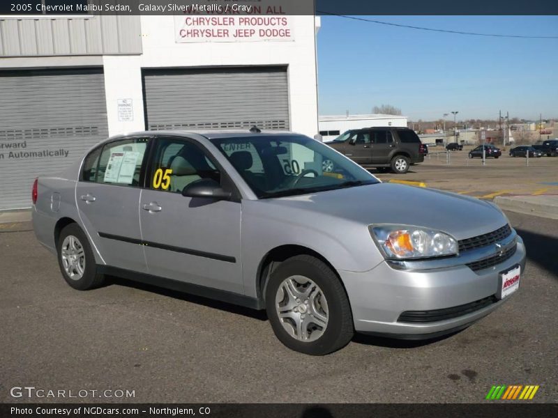 Galaxy Silver Metallic / Gray 2005 Chevrolet Malibu Sedan