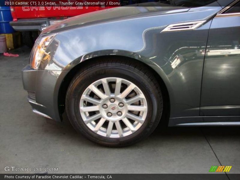 Thunder Gray ChromaFlair / Ebony 2010 Cadillac CTS 3.0 Sedan