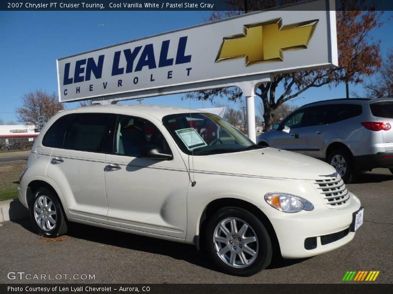 Cool Vanilla White / Pastel Slate Gray 2007 Chrysler PT Cruiser Touring