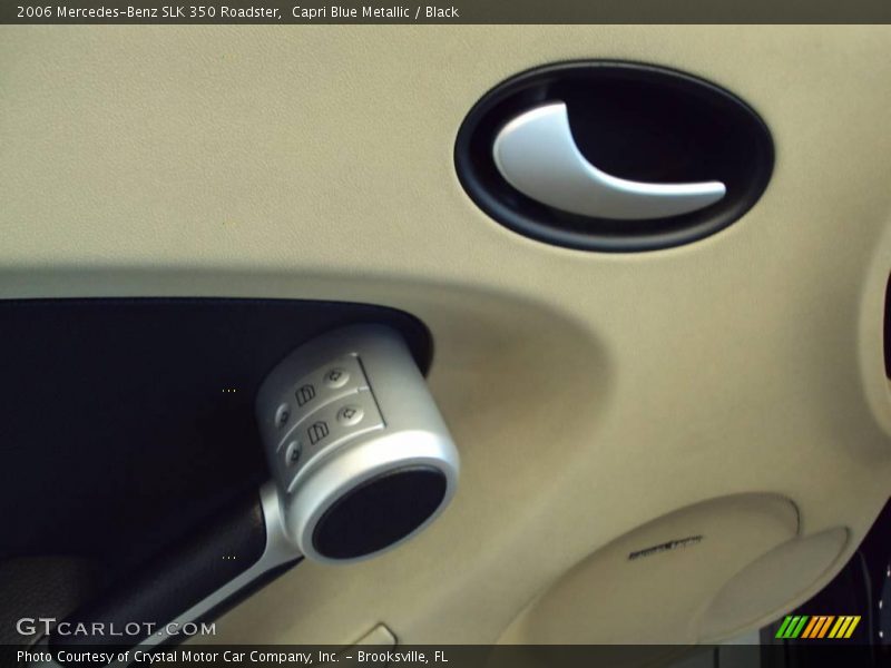 Capri Blue Metallic / Black 2006 Mercedes-Benz SLK 350 Roadster