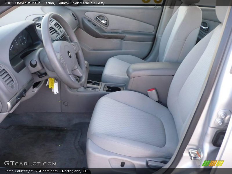 Galaxy Silver Metallic / Gray 2005 Chevrolet Malibu Sedan