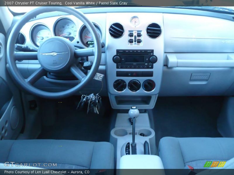 Cool Vanilla White / Pastel Slate Gray 2007 Chrysler PT Cruiser Touring