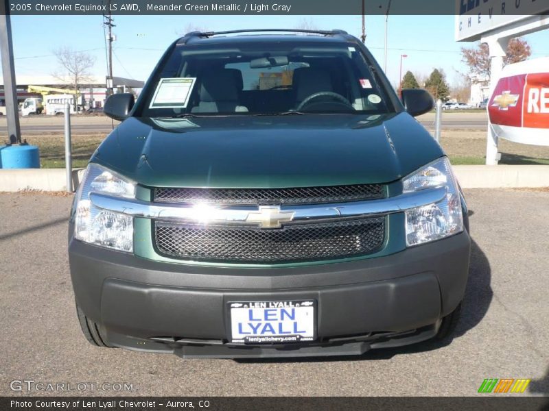 Meander Green Metallic / Light Gray 2005 Chevrolet Equinox LS AWD