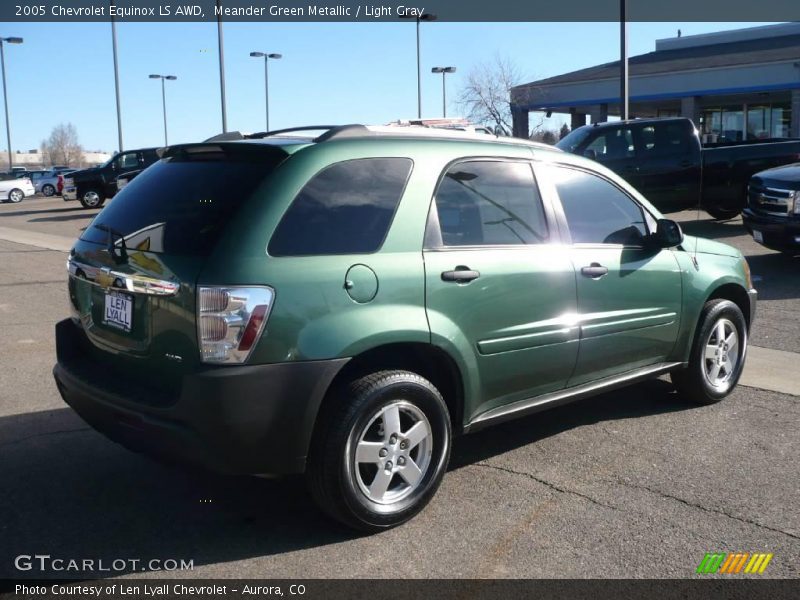 Meander Green Metallic / Light Gray 2005 Chevrolet Equinox LS AWD