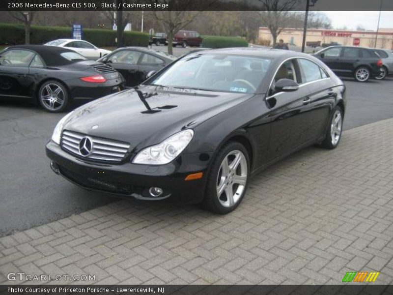 Black / Cashmere Beige 2006 Mercedes-Benz CLS 500