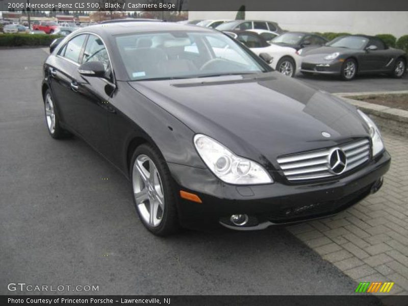 Black / Cashmere Beige 2006 Mercedes-Benz CLS 500