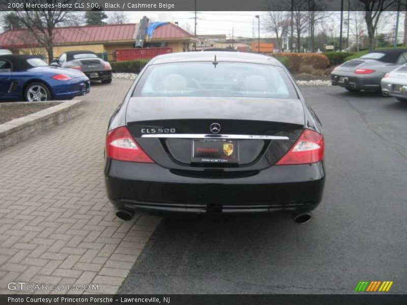 Black / Cashmere Beige 2006 Mercedes-Benz CLS 500