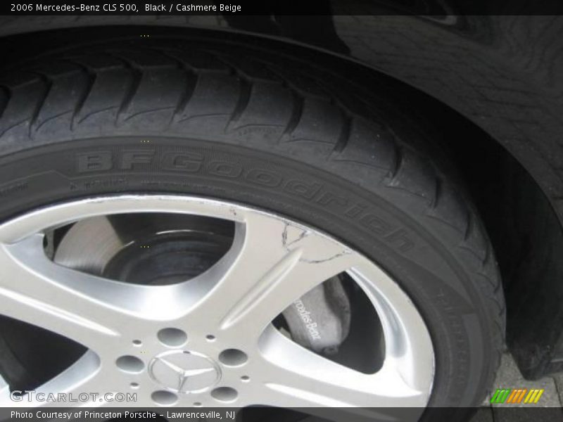 Black / Cashmere Beige 2006 Mercedes-Benz CLS 500