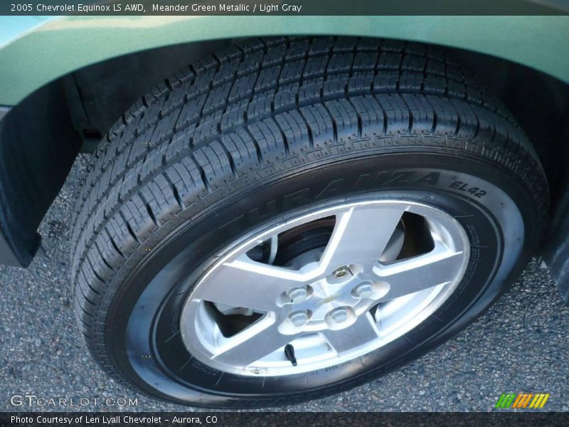 Meander Green Metallic / Light Gray 2005 Chevrolet Equinox LS AWD