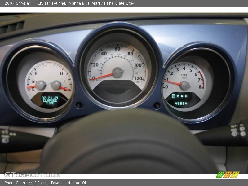 Marine Blue Pearl / Pastel Slate Gray 2007 Chrysler PT Cruiser Touring