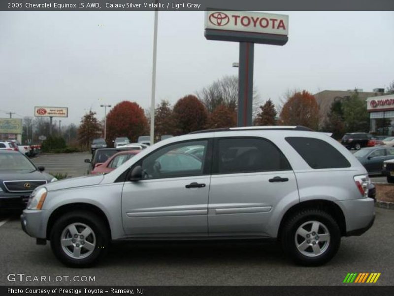 Galaxy Silver Metallic / Light Gray 2005 Chevrolet Equinox LS AWD