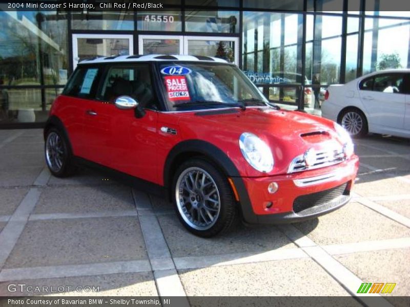 Chili Red / Red/Black 2004 Mini Cooper S Hardtop