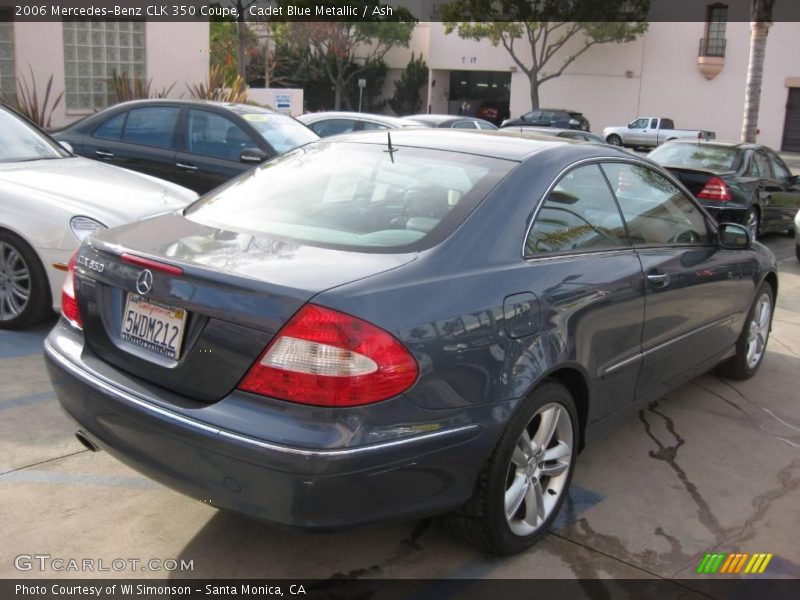 Cadet Blue Metallic / Ash 2006 Mercedes-Benz CLK 350 Coupe