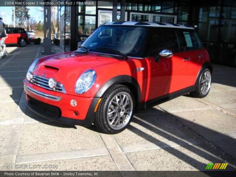 Chili Red / Red/Black 2004 Mini Cooper S Hardtop