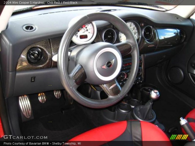 Chili Red / Red/Black 2004 Mini Cooper S Hardtop