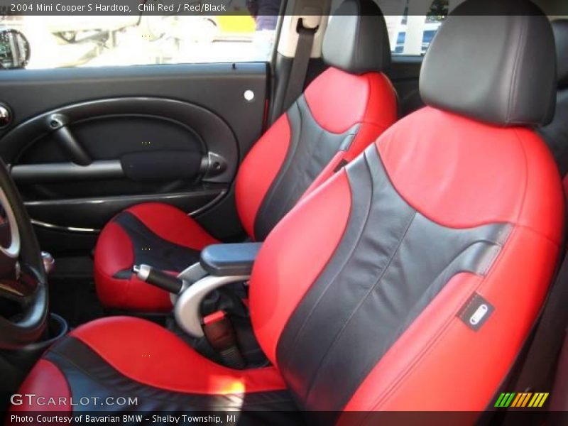 Chili Red / Red/Black 2004 Mini Cooper S Hardtop