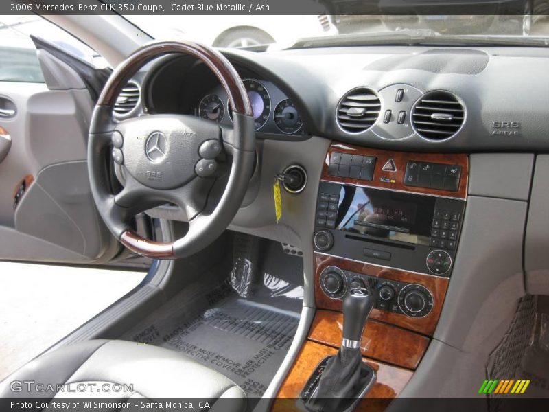 Cadet Blue Metallic / Ash 2006 Mercedes-Benz CLK 350 Coupe