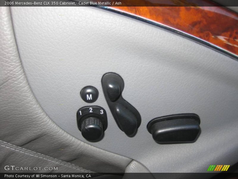 Cadet Blue Metallic / Ash 2006 Mercedes-Benz CLK 350 Cabriolet